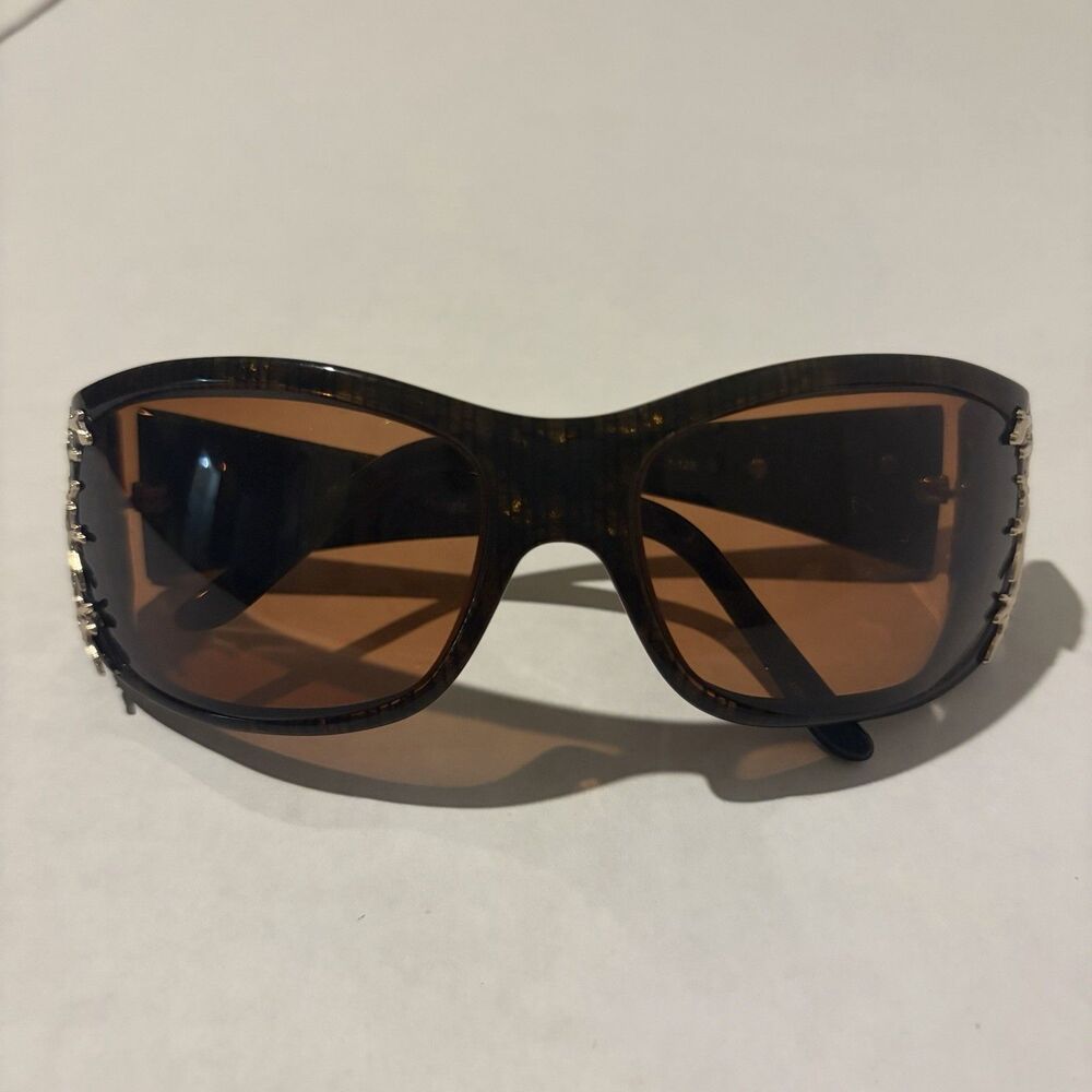 Bellagio Brown Tinted Sunglasses Tree Branch Accents Made In Japan
